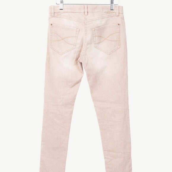 Brunello Cucinelli Light-Brown Washed Stretch-Denim Skinny Jeans - Picture 2 of 13